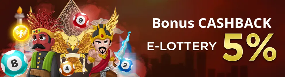 Bonus Cashback ELOTTERY 5%