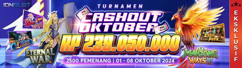 Turnamen IDNSlot Cashout Oktober 2024